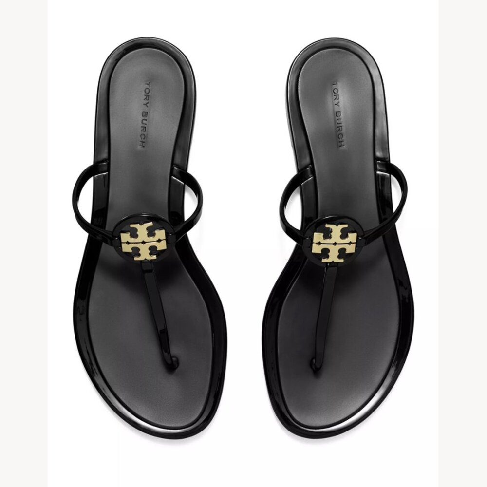 Tory Burch Black Mini Miller Sandals